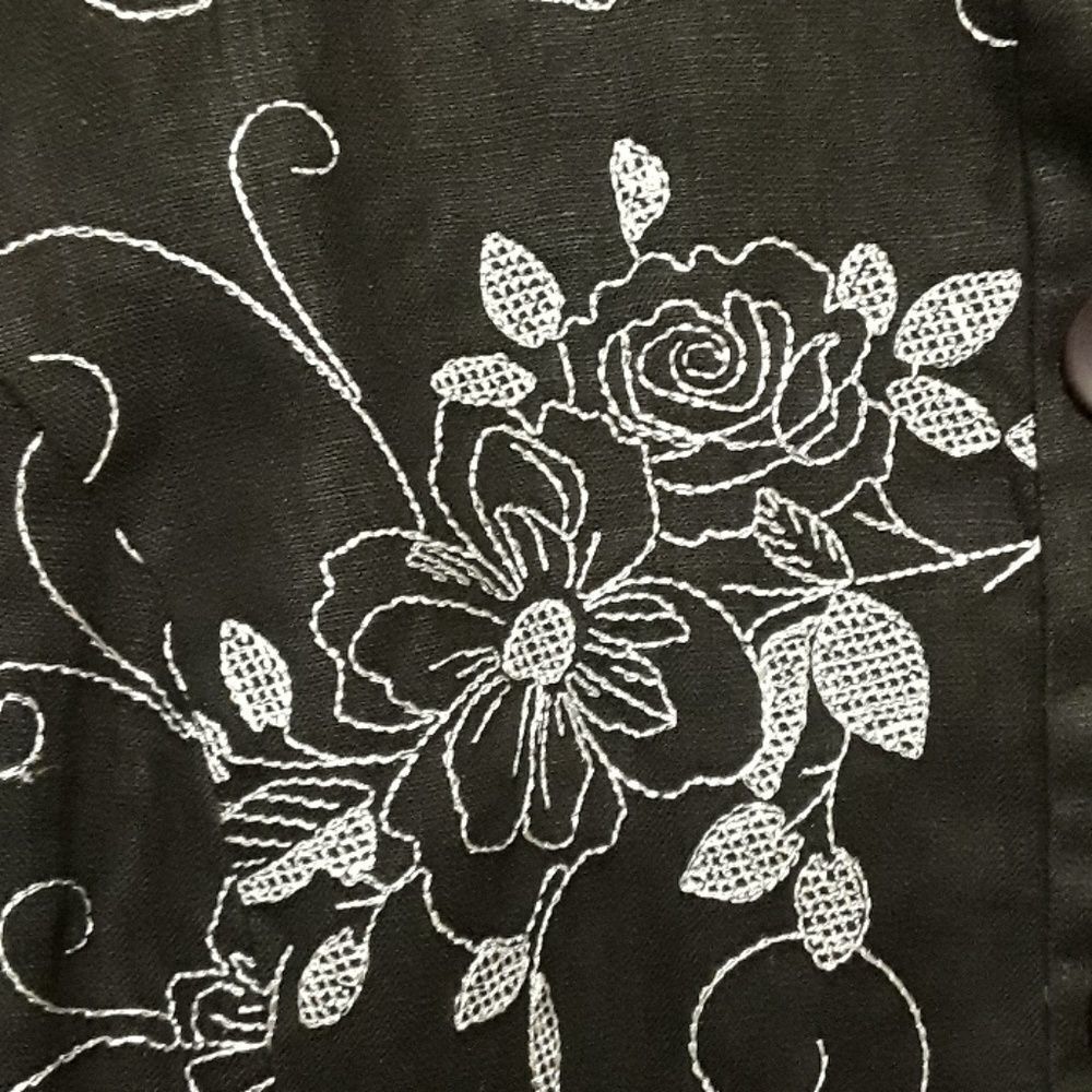 8 for $20 Jm Collection 12 P Black And White Blazer - Picture 2 of 4